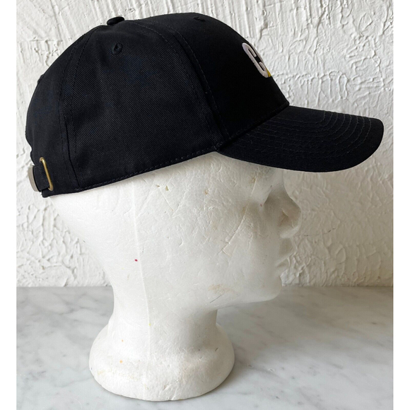 Caterpillar CAT Equipment Black Cotton Baseball Cap-One Size Adjustable Buckle - Picture 5 of 7